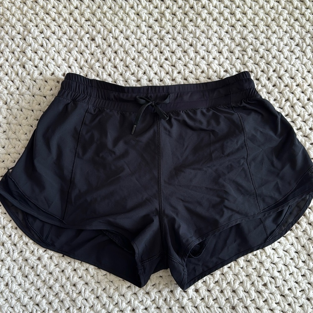 CRZ YOGA Black Athletic Running Shorts